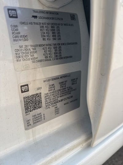 2023 Chevrolet Silverado 1500 Custom