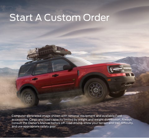 Start a custom order | Holiday Ford in Whitesboro TX