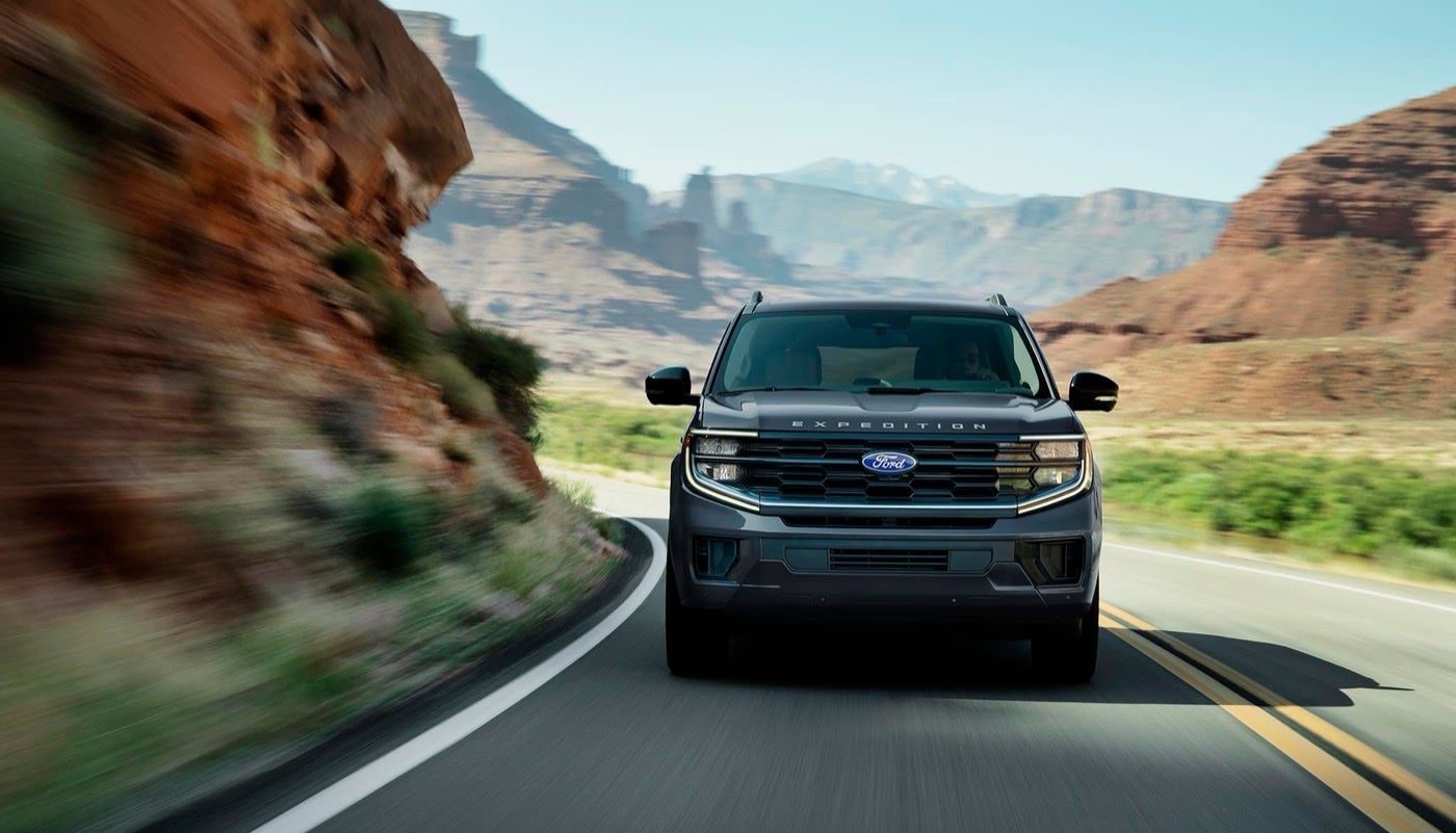 Ford Expedition MAX Platinum driving on a highway